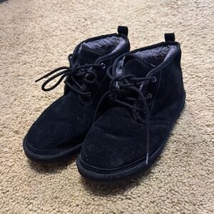 UGG Men's Black Suede Shoes size 11